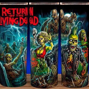 Return of the Living Dead Retro Zombie Action Movie Cup Mug Tumbler